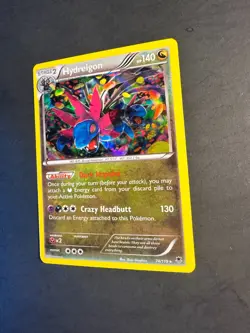2014 Pokemon Phantom Forces Hydreigon 74 /119 Holo rare Holographic - Image 3