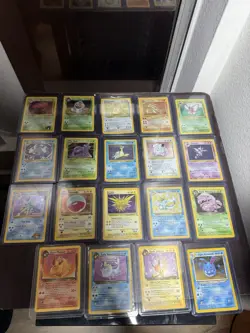 Nintendo Pokemon TCG 19 Card Lot Team Rocket & Gym Heroes Holo/Regular 2000 - Image 1