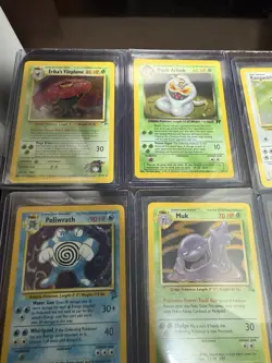 Nintendo Pokemon TCG 19 Card Lot Team Rocket & Gym Heroes Holo/Regular 2000 - Image 2