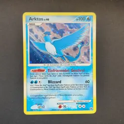 Pokemon TCG Karte Arktos Lv.46 - 1/100 - Near Mint - Majestatischer Morgen - - Image 4