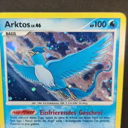 Pokemon TCG Karte Arktos Lv.46 - 1/100 - Near Mint - Majestatischer Morgen - - Image 5
