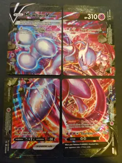 Mewtwo V-UNION [Set of 4] SWSH: Sword & Shield Promo Cards Holo - Image 1