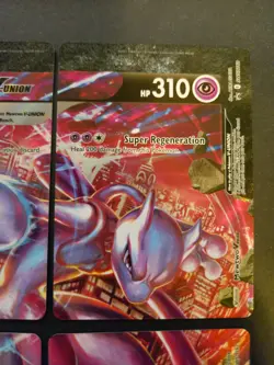 Mewtwo V-UNION [Set of 4] SWSH: Sword & Shield Promo Cards Holo - Image 2