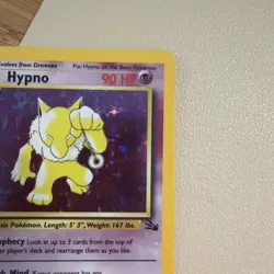 Pokemon Hypno Fossil Holo Rare Unlimited English 8/62 1999 Card LP - Image 4