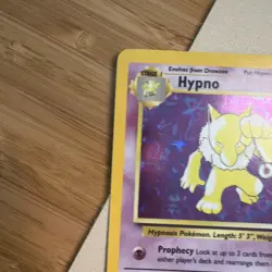 Pokemon Hypno Fossil Holo Rare Unlimited English 8/62 1999 Card LP - Image 5