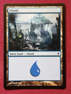 Magic The Gathering NEW PHYREXIA ISLAND 168 land card MTG - Image 1