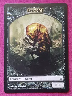 Magic The Gathering MIRRODIN BESIEGED GERM token card MTG - Image 1