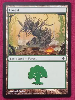Magic The Gathering NEW PHYREXIA FOREST 174 land card MTG - Image 1