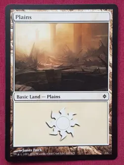 Magic The Gathering NEW PHYREXIA PLAINS 167 land card MTG - Image 1