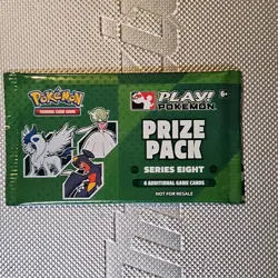 Pokemon Play! Prize Pack Series Eight Sealed Pack 6 Cards - ONE PACK - Image 1