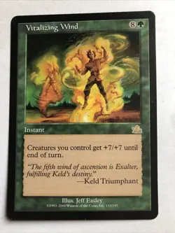Vitalizing Wind X1 Prophecy Ex+ Condition See Pics Front Back - Image 1