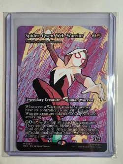 Spider-Gwen, Web-Warrior 0024 (Borderless) Marvel Universe Eternal-Legal Regular - Image 1