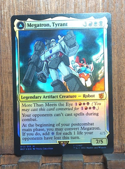 😍MTG Megatron, Tyrant ( FOIL ) Universes Beyond: Transformers NEAR MINT❤ - Image 1