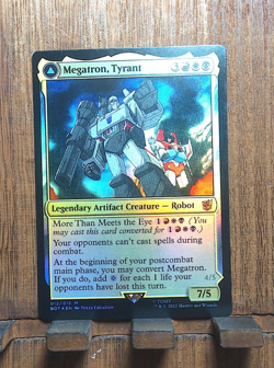 😍MTG Megatron, Tyrant ( FOIL ) Universes Beyond: Transformers NEAR MINT❤ - Image 2