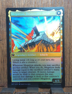 😍MTG Megatron, Tyrant ( FOIL ) Universes Beyond: Transformers NEAR MINT❤ - Image 3
