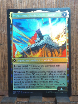 😍MTG Megatron, Tyrant ( FOIL ) Universes Beyond: Transformers NEAR MINT❤ - Image 4