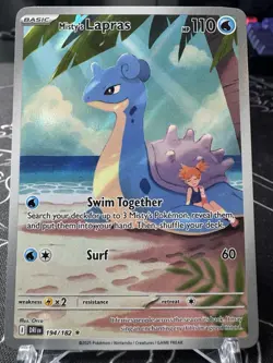Pokemon TCG Misty's Lapras Destined Rivals 194/182 - Image 1