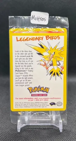 Moltres - Wizards Black Star Promo # 21 - Sealed Legendary Birds Pokemon Promo - Image 1