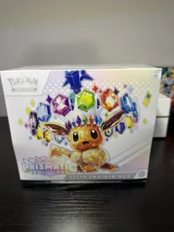 Pokemon Scarlet & Violet Prismatic Evolutions Elite Trainer Box NEW Sealed ETB - Image 1