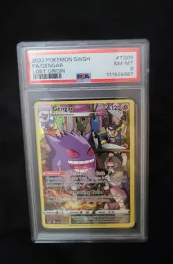 POKEMON GENGAR TG06/TG30 PSA 8 TRAINER GALLERY LOST ORIGIN HOLO MINT TGA 8 - Image 1
