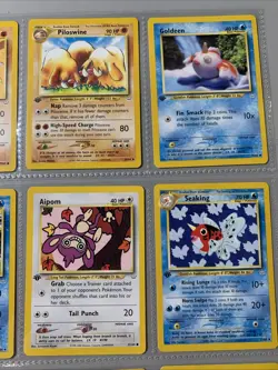 Pokemon TCG 1st Edition Neo Revelation Non Holo Rare Binder Page Lot - WOTC VTG - Image 3