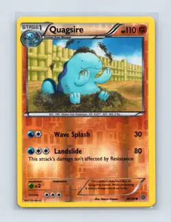 Quagsire 39/98 Common Ancient Origins Pokemon Reverse Holo Lightly Played - Image 1