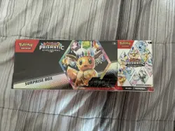 Pokemon Prismatic Evolutions Surprise Box and Booster Bundle 2 Pack New Sealed - Image 1