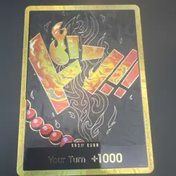 DON!! Card (Ace) (Gold) - PRB-01 English One Piece TCG - NM probably Not GEM - Image 1