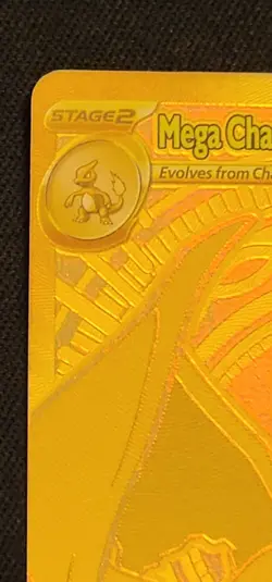 Mega Charizard Y ex Mega Hyper Rare 294/217 Ascended Heroes Gold Card - Image 3