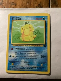 Pokemon TCG Psyduck Card 65/82 Lightly Played - Image 1