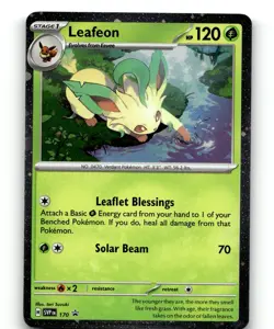 Leafeon - (Cosmos Holo) Holo Promo SV: Scarlet & Violet Promo Cards 170 NM Iori - Image 1