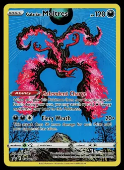 Pokemon Card - Galarian Moltres Sword & Shield Promo SWSH284 Holo Promo - Image 1
