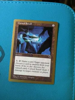 Cursed Scroll - 1999 Matt Linde (TMP) World Championship Decks Regular - Image 2