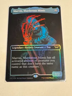 Marvin, Murderous Mimic (Showcase) FOIL Duskmourn: House of Horror NM MTG - Image 1