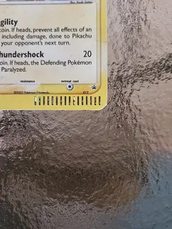 Pokemon Pikachu TCG Black Star Promo 012 E-Reader Holo Card 2003 - Image 2