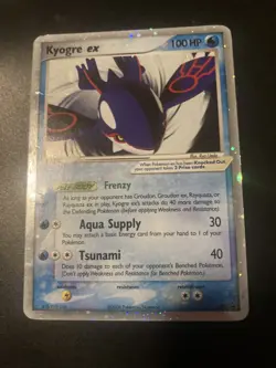 Kyogre ex 037 Promo Pokemon Card Pokemon TCG LP - Image 1
