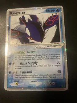 Kyogre ex 037 Promo Pokemon Card Pokemon TCG LP - Image 2