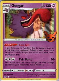 Gengar 057/198 Holo Trick or Trade BOOster Bundle - Pokemon Card - NM - Image 1