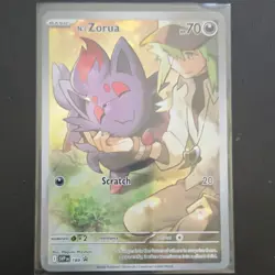 The Pokemon Company N's Zorua Scarlet & Violet Promo Holo Card 189 English 2025 - Image 1