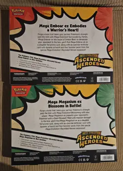Pokemon TCG: Ascended Heroes - Mega Meganium ex + Emboar ex New & Sealed Lot - Image 2