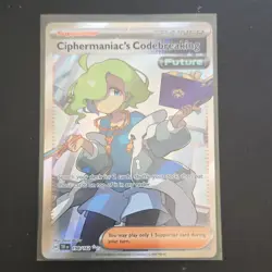 Pokemon Ciphermaniac's Codebreaking SV05 Ultra Rare Full Art Holo 198/162 - Image 1
