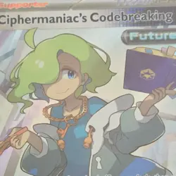 Pokemon Ciphermaniac's Codebreaking SV05 Ultra Rare Full Art Holo 198/162 - Image 5