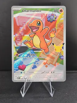 Charmander 038 Full Art Promo First Partner Collection 30th Anniversary Pokemon - Image 1