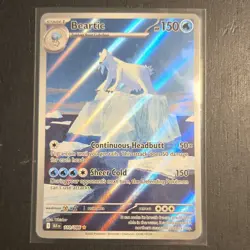 The Pokemon Company Sv: Black Bolt Beartic 110/086 Illustration Rare Holo 2025 - Image 1