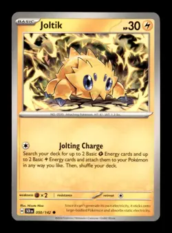 Pokemon TCG SV07: Stellar Crown Joltik Common Regular - Image 1