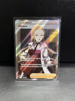Pokemon TCG SWSH02, Oleana 191/192 Full Art Holofoil: Rebel Clash - Image 1