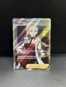 Pokemon TCG SWSH02, Oleana 191/192 Full Art Holofoil: Rebel Clash - Image 3