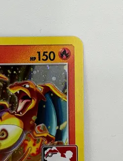 Pokemon Charizard 14/181 Team Up Cosmos Holo Swirl Play! Stamp Library Club NM - Image 5