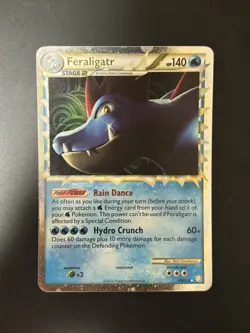 Feraligatr 108/123 Holo Pokemon HeartGold & SoulSilver - LP 2 - Image 1