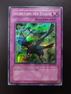 YUGIOH 2004 | WINDSTORM OF ETAQUA | PCY-G001 | GERMAN | PRISMATIC | EXCELLENT-VG - Image 1